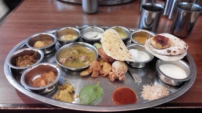 Rajasthani thali